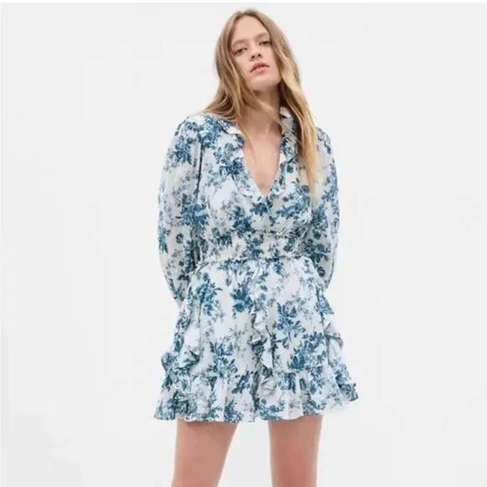 LoveShackFancy Mini Smocked Ruffle Dress